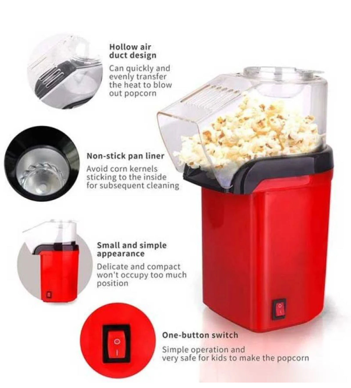 Electric Popcorn Maker 🍿