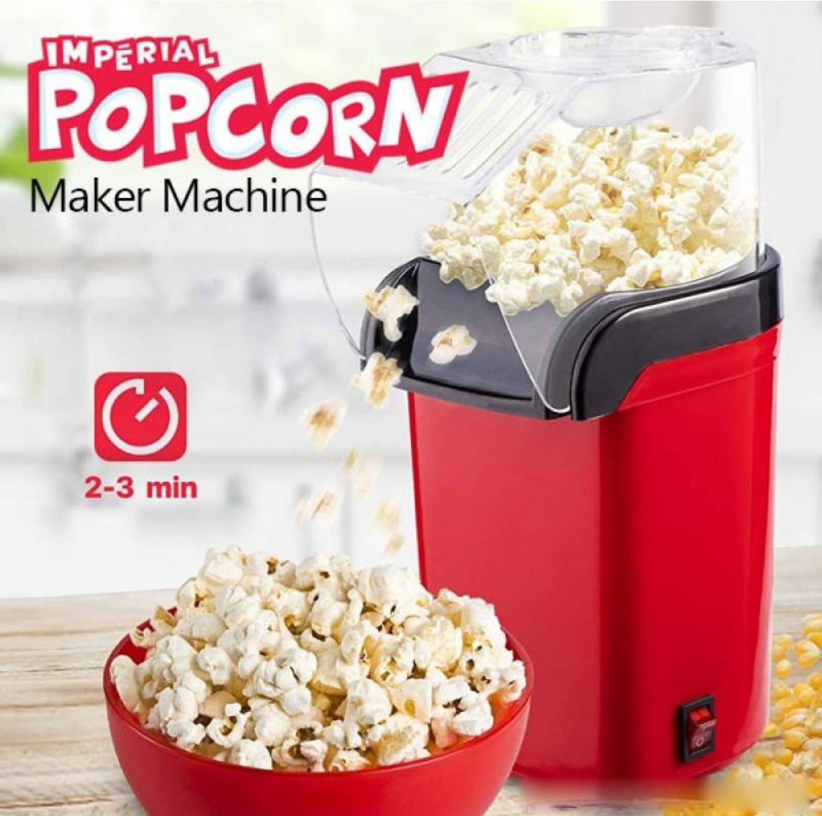 Electric Popcorn Maker 🍿